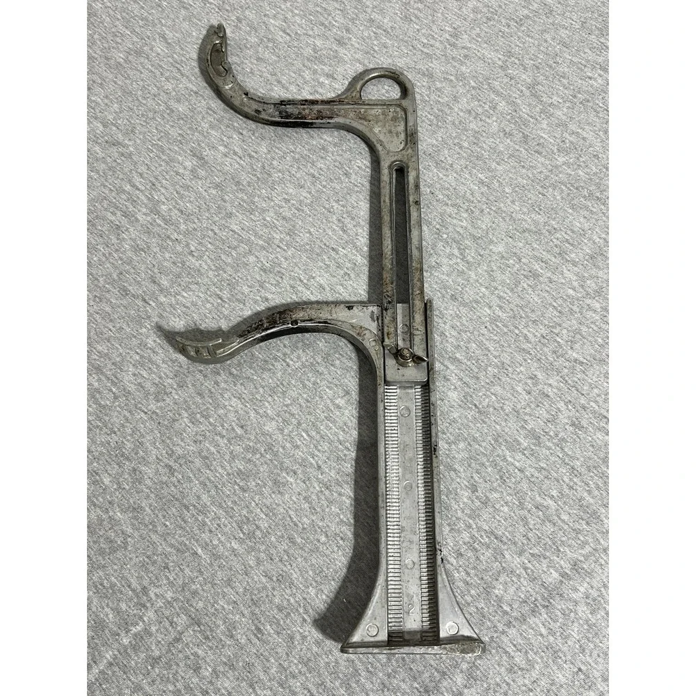 Vintage Lady Josephine Cast Aluminum Shoe Holder Shine Polisher Stretcher